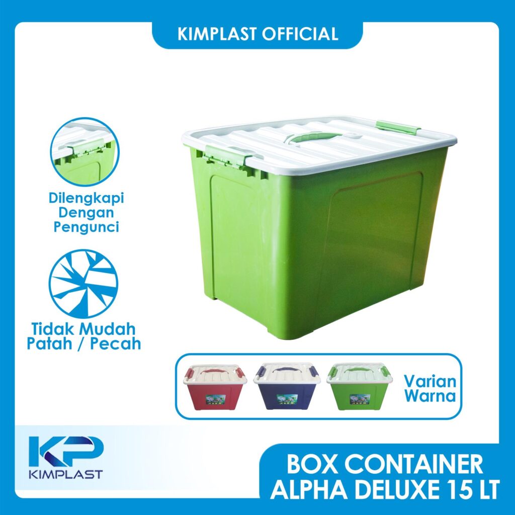 KIMPLAST Box Container 15 Liter Deluxe