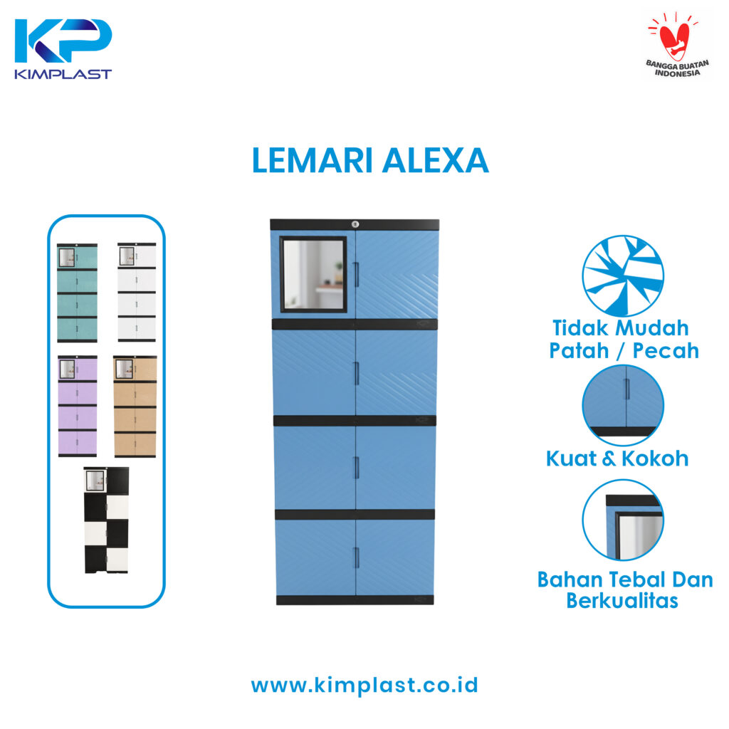 KIMPLAST Lemari Alexa Susun 4