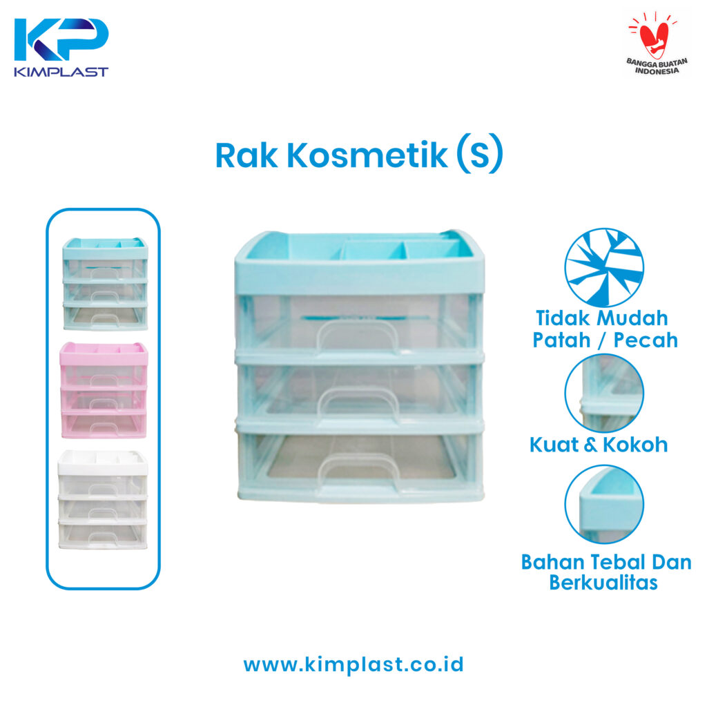 KIMPLAST Rak Kosmetik 3 Susun Serbaguna